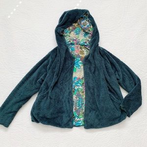 Johnny Was Lorenna Reversible Dark Teal Jacket